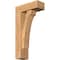 Ekena Millwork Legacy Block Smooth Bracket w/ Offset Brace, Western Red Cedar, 5 1/2"W x 14"D x 26"H BKT0604X14X26LEC05SWR - alternate 1